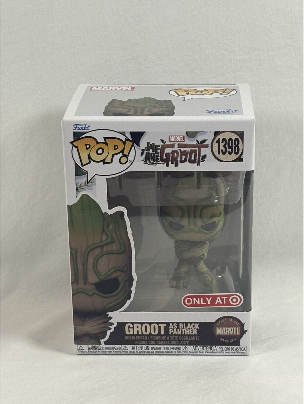 Funko Pop! Vinyl: Marvel - Groot as Black Panther - Target (Exclusive) #1398